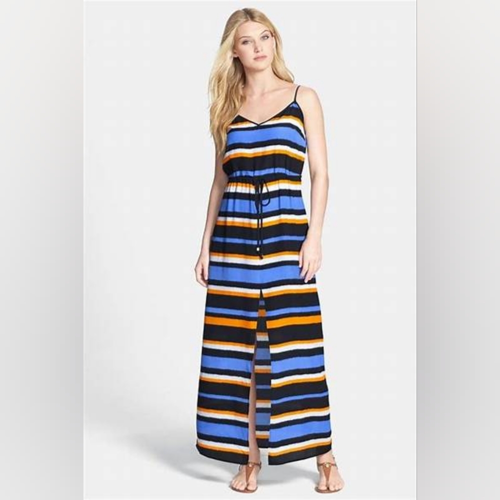 Michael Kors Vintage Stripe Maxi Dress